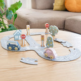 CAR TRACK PUZZLE with Cars