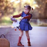 CECILLIA LINEN DOLL WITH BROWN HAIR