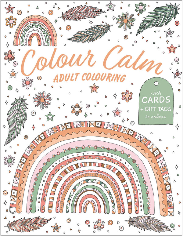 COLOUR CALM - Deluxe Adult Colouring, Greeting Cards & Gift Tags