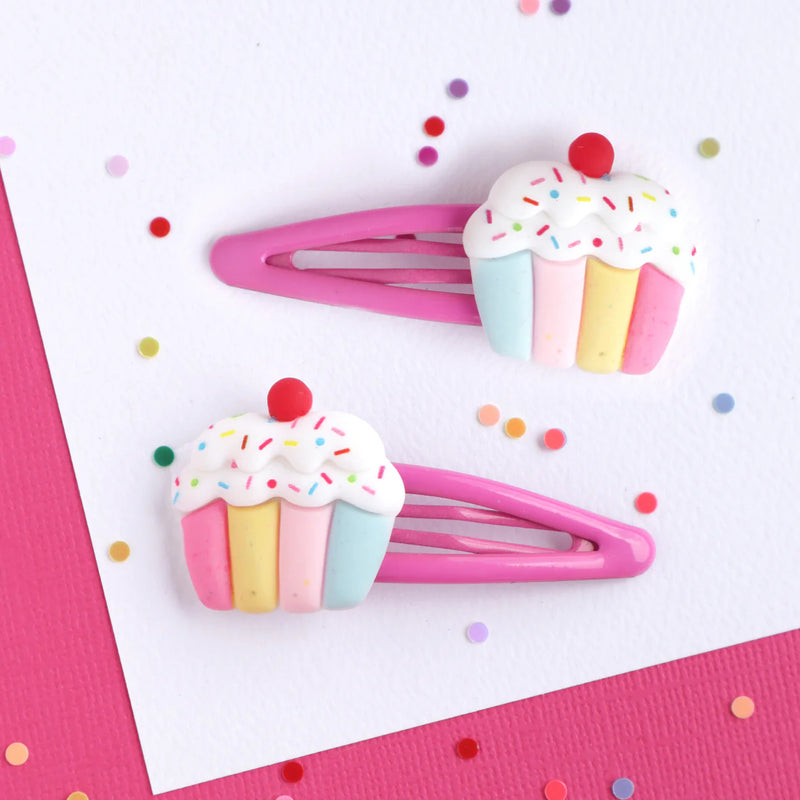 CUP CAKE WITH SPRINKLES - Hair Clips