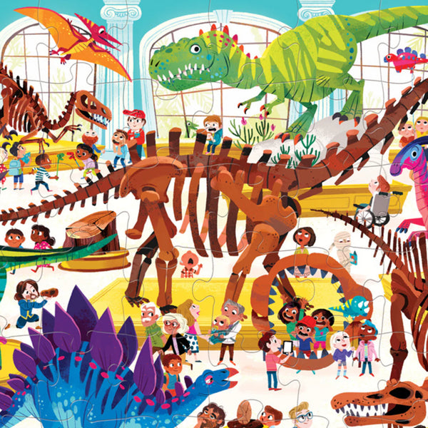 DAY AT THE MUSEUM PUZZLE - Dinosaur 48 pc