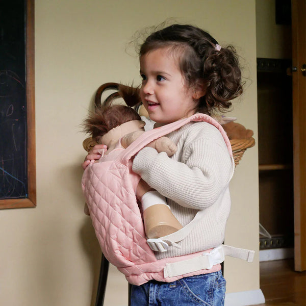 DINKUM DOLLS QUILTED CARRIER - Rose