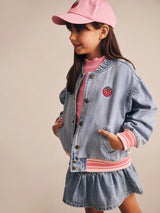 DREAMY DENIM FRILLY SKIRT