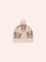 ECRU HUXBEAR KNIT BEANIE