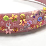 FLORAL SEQUIN HEADBAND