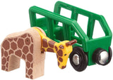 GIRAFFE AND WAGON