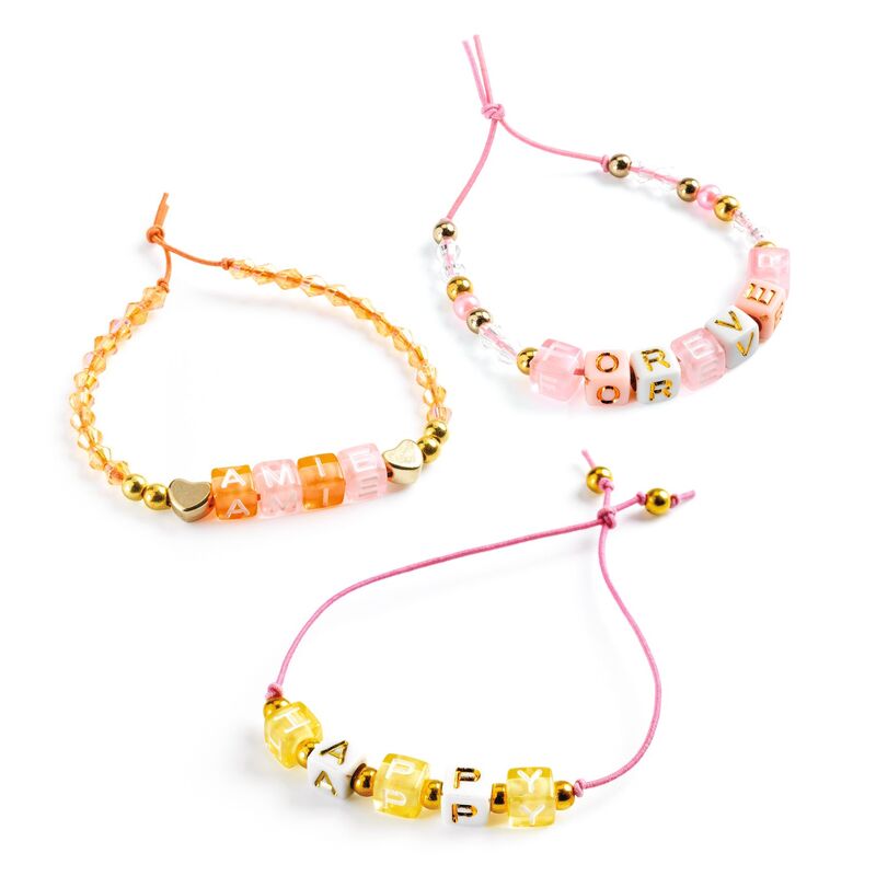 GOLD ALPHABET BEADS