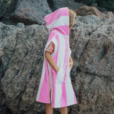 HOODED TOWEL Candy Stripe