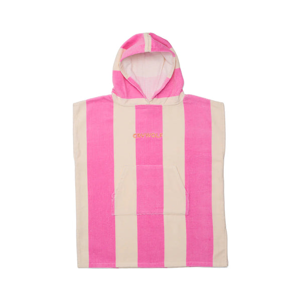 HOODED TOWEL Candy Stripe