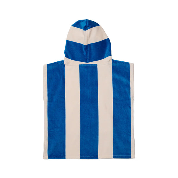 HOODED TOWEL Deep Sea Stripe