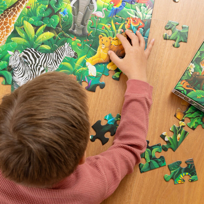 HOLOGRAPHIC PUZZLE 100 pc - Jungle Paradise