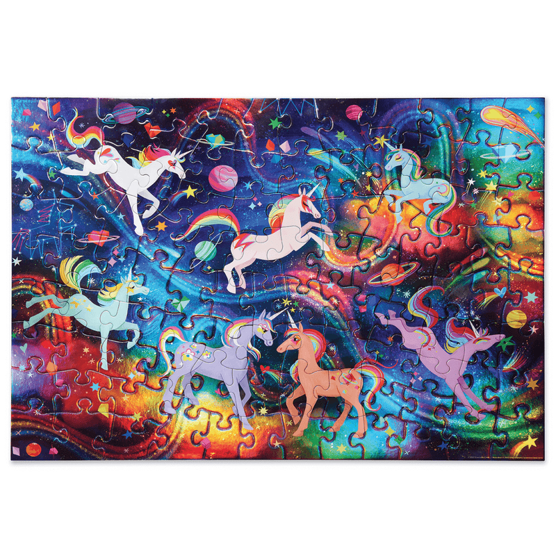 HOLOGRAPHIC PUZZLE 100 pc - Unicorn Galaxy