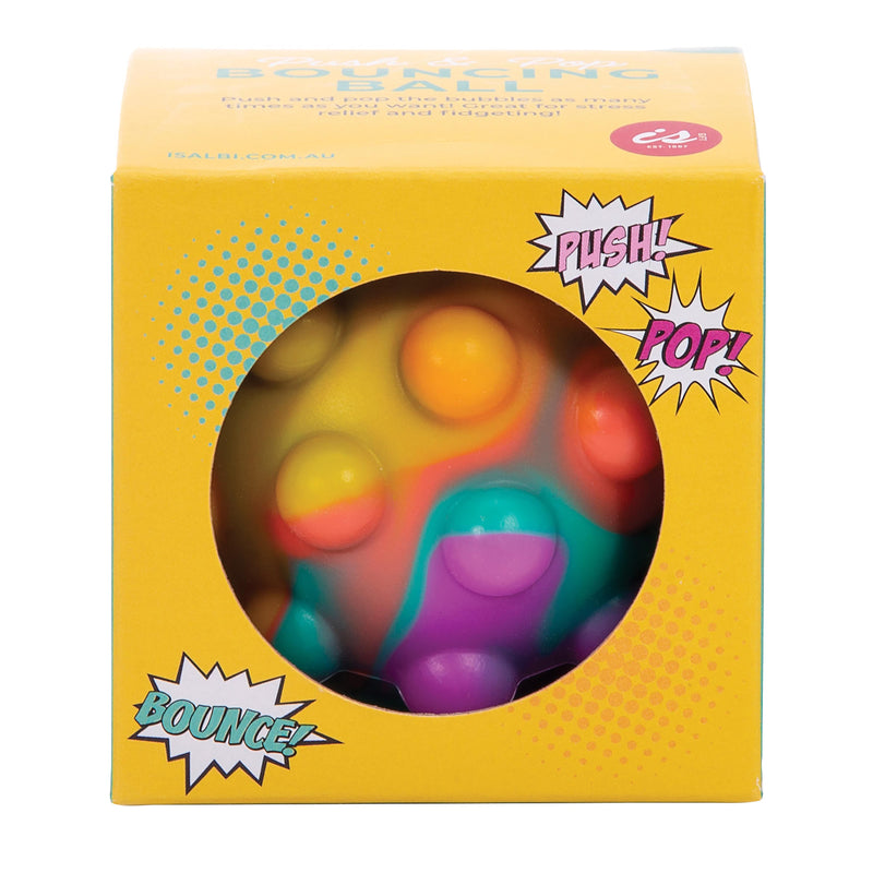 PUSH & POP BALL - MULTI-COLOURED