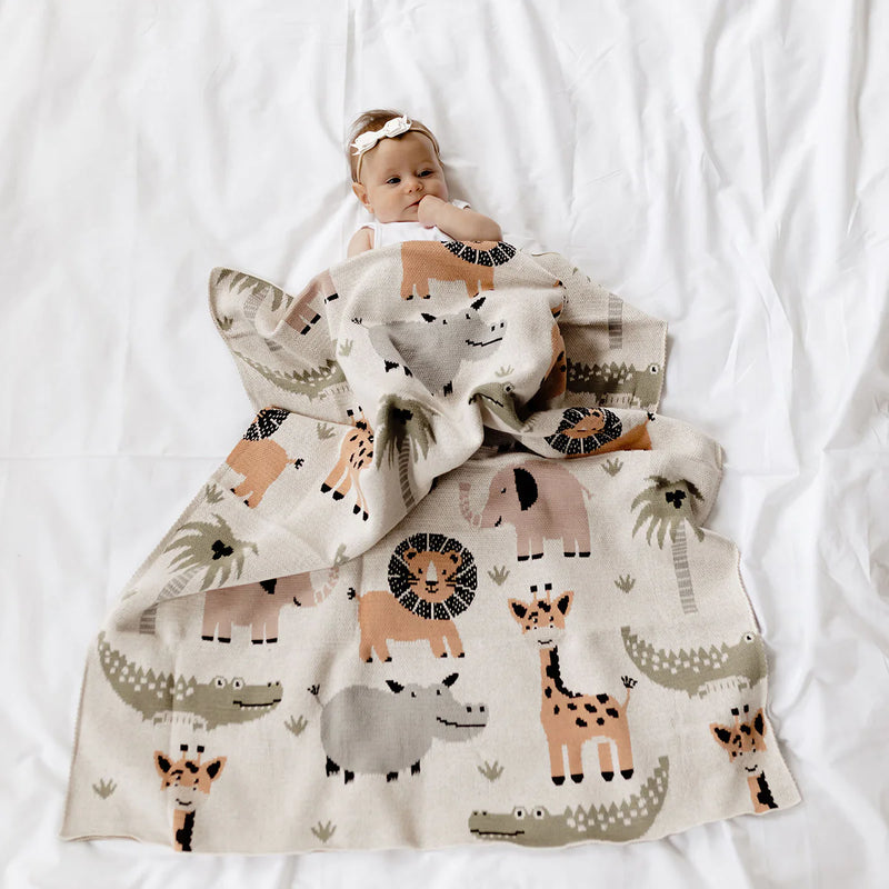 JUNGLE SAFARI Baby Blanket