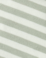KNOTTED BABY HAT - Fern Stripe