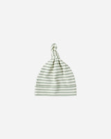 KNOTTED BABY HAT - Fern Stripe