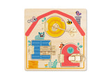 LATCHES ACTIVITY WOODEN PUZZLE BOARD