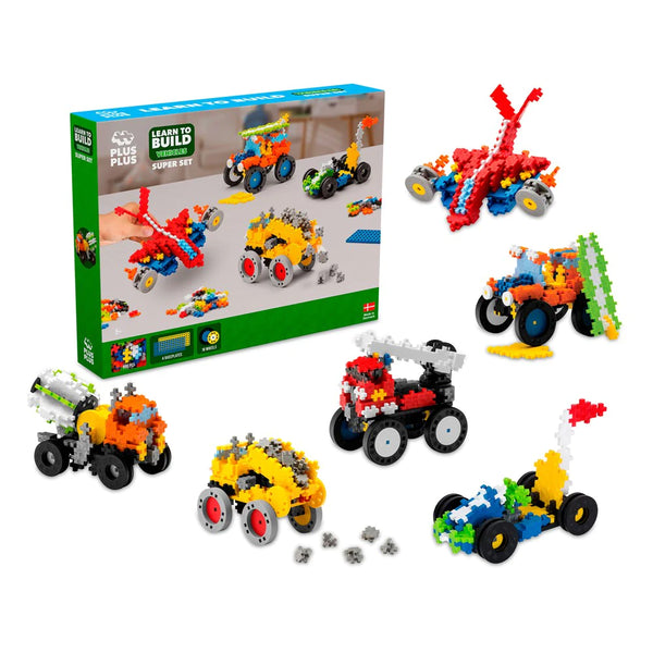 LEARN TO BUILD - VEHICLES SUPER SET