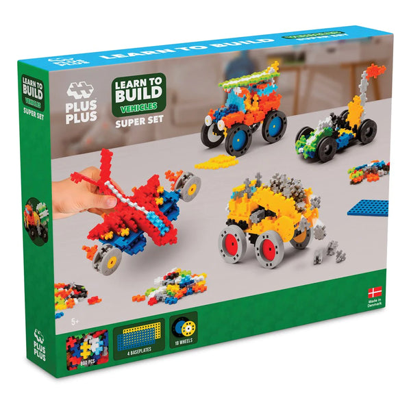 LEARN TO BUILD - VEHICLES SUPER SET