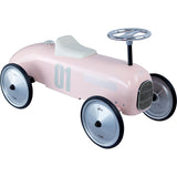 LIGHT PINK RIDE ON CLASSIC CAR