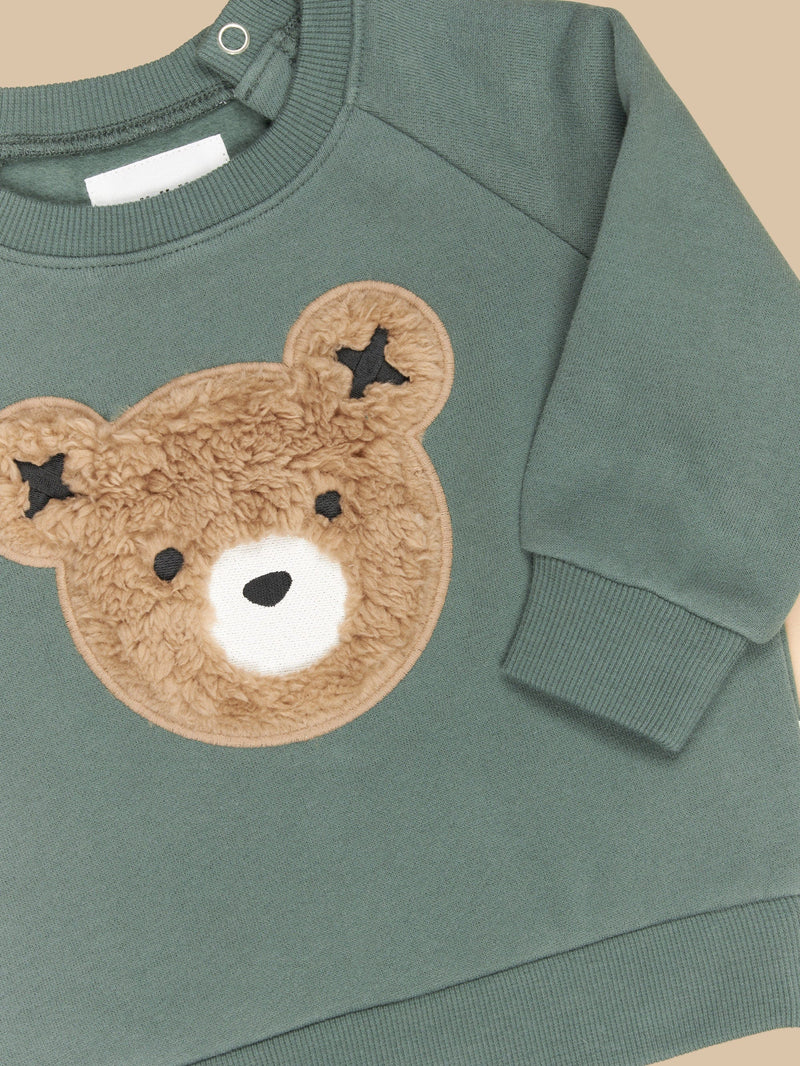 LIGHT SPRUCE FURRY HUXBEAR SWEATSHIRT