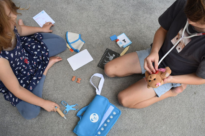 LITTLE PET VET PLAY SET IN CARRY BAG