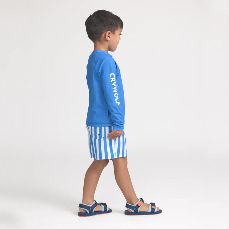 LONG SLEEVE RASH VEST Deep Sea Blue