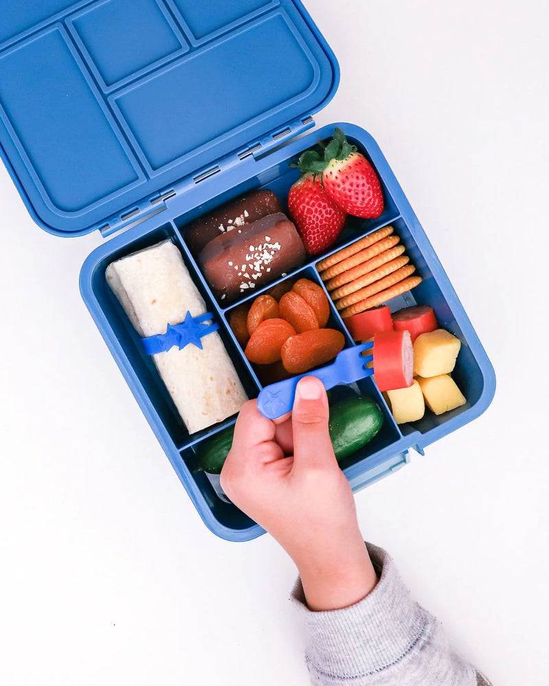 LUNCH PUNCH LUNCH BOX FORK AND SPOON SET - Blue