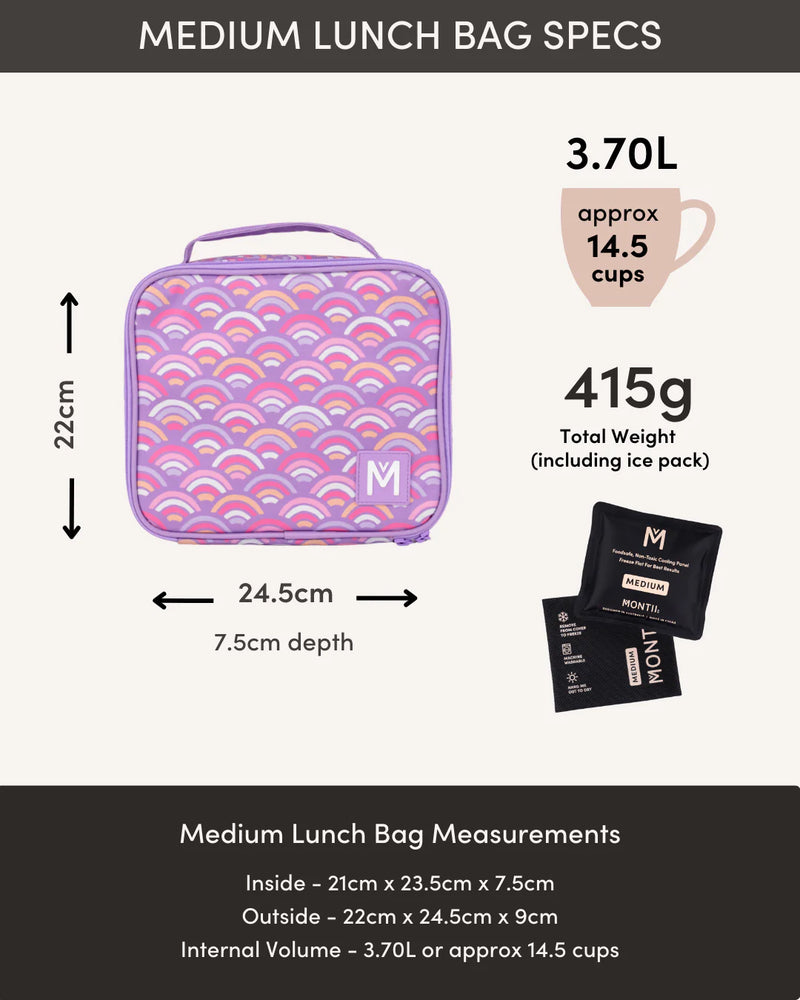 MEDIUM INSULATED LUNCH BAG - Rainbow Roller