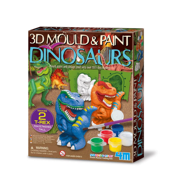 MOULD & PAINT - 3D DINOSAURS