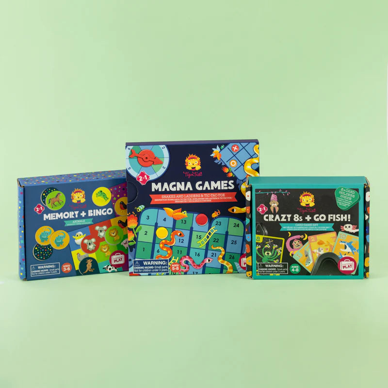 MAGNA GAMES - Snakes & Ladders & TIC-TAC-TOE