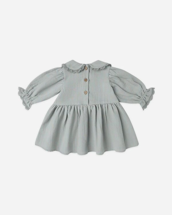 MARISOL DRESS - Steel Blue