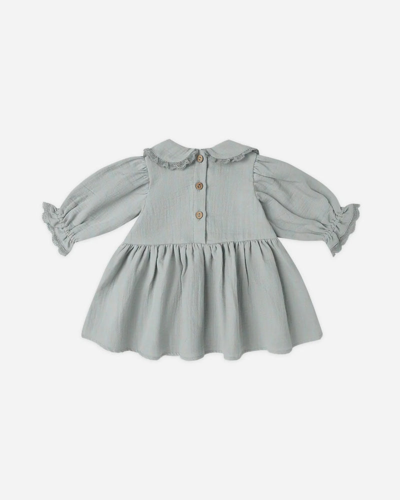 MARISOL DRESS - Steel Blue