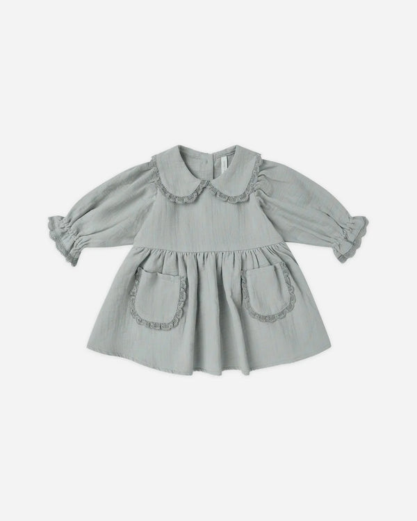 MARISOL DRESS - Steel Blue