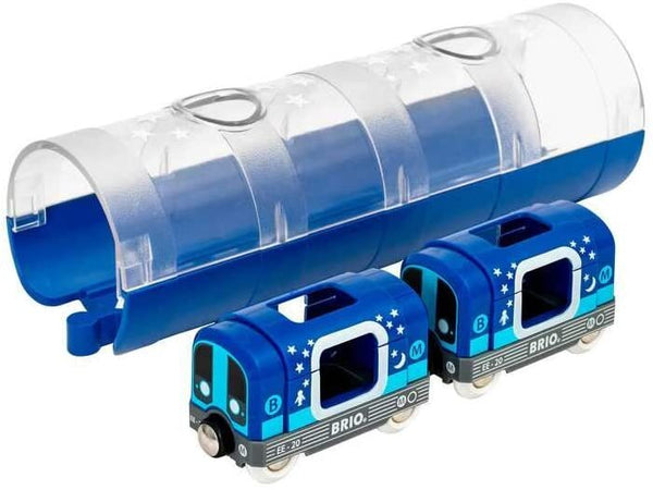 METRO TRAIN AND TUNNEL