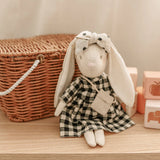 MINI SOFIA BUNNY BLACK CHECK - 27cm