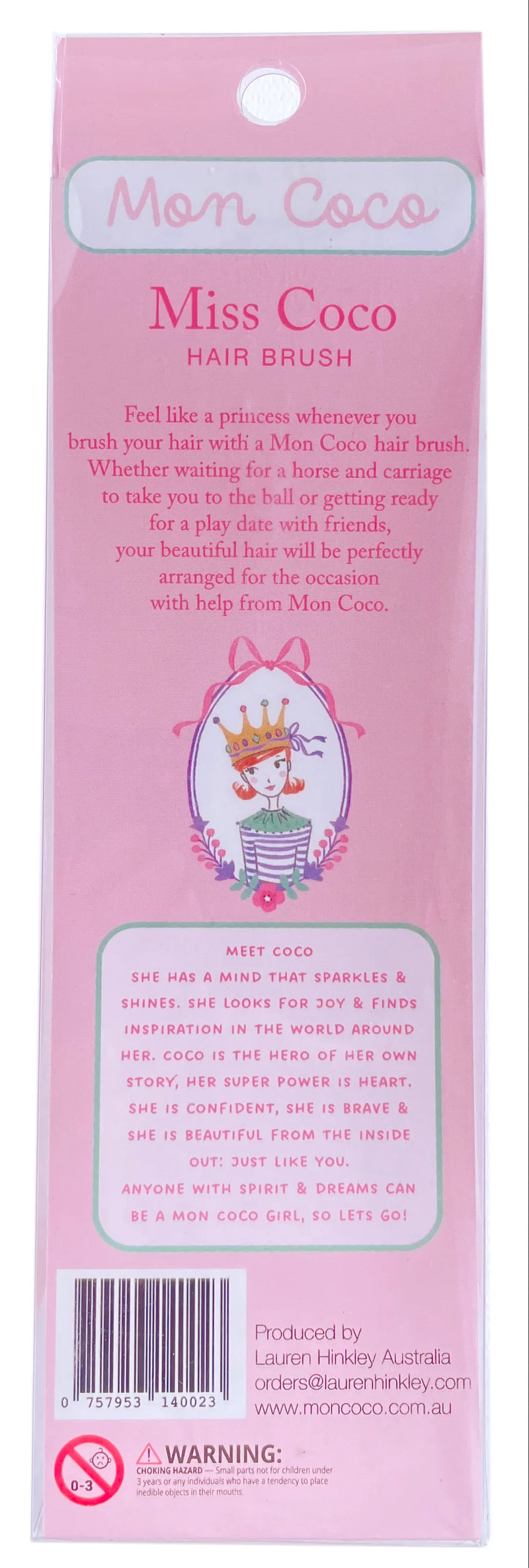MISS COCO - Glitter Boxed Hair Brush