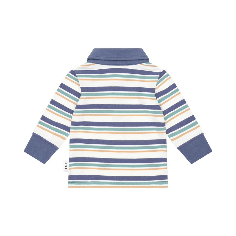 MULTI STRIPE HIDING HUX POLO