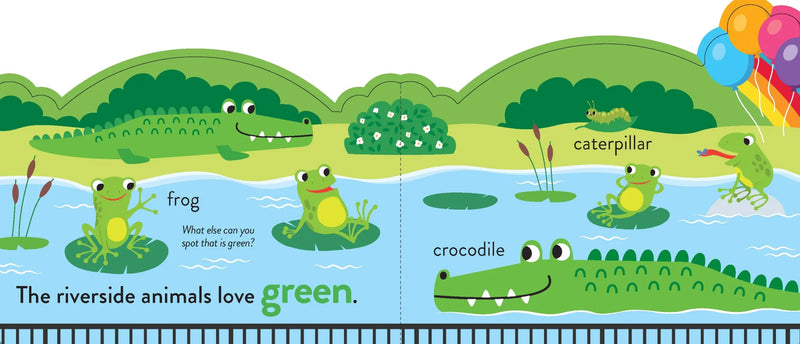 CHUNKY SCENES BOARD BOOK - My First Colours - At the Zoo