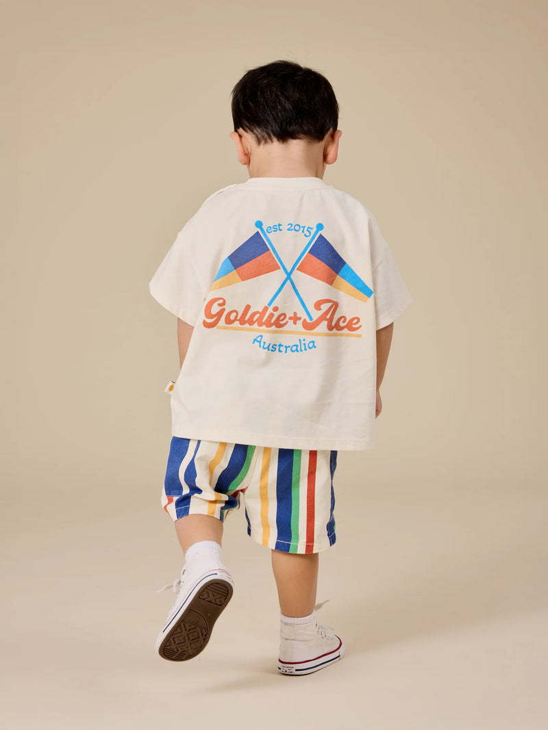 NAUTICAL FLAG OVERSIZED T-SHIRT