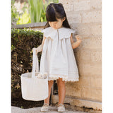 FLORENCE DRESS - Sage Stripe