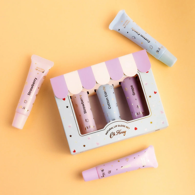 NATURAL LIP GLOSS SET