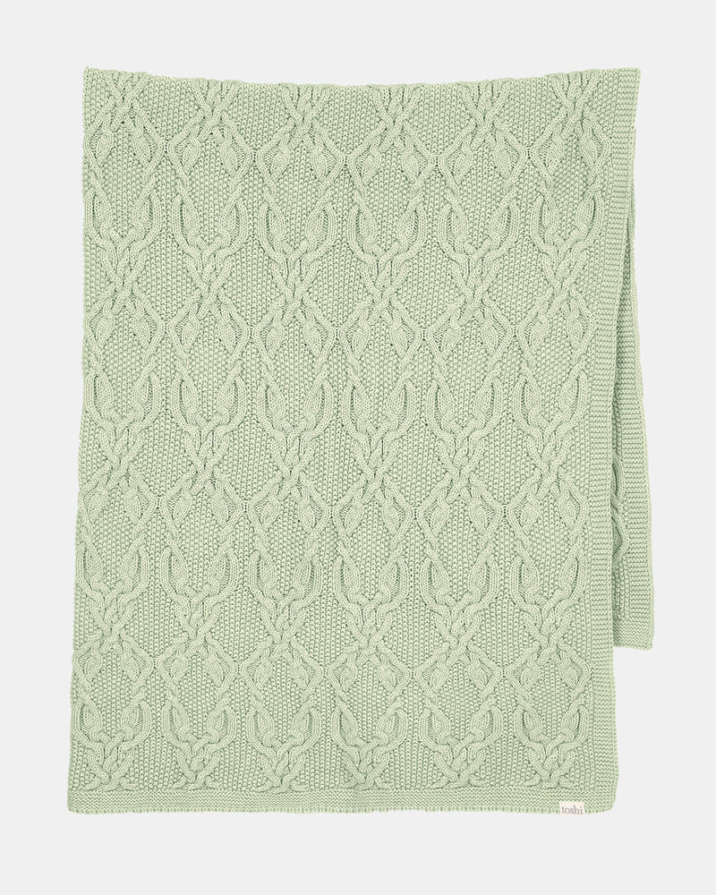 ORGANIC BLANKET BOWIE - Matcha