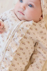 ORGANIC COTTON MELANIE ONEPIECE - Rose Floral Pink