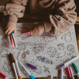 OUTER SPACE Classic Colouring & Doodle Mat