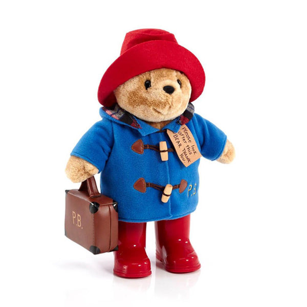 PADDINGTON BEAR WITH BOOTS EMBROIDERED COAT & SUITCASE - LARGE