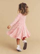 PEEK A BOO BUNNY LONG SLEEVE SWING DRESS