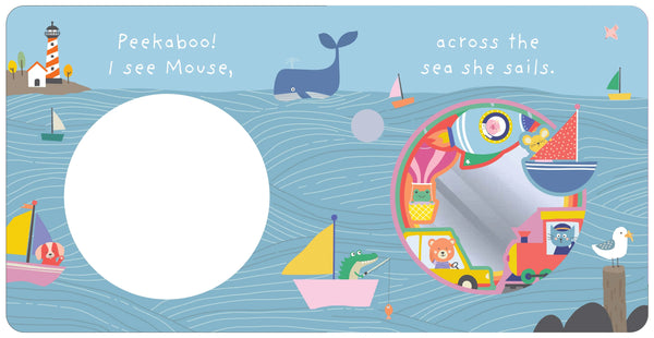 GRADUATING MIRROR BOARD BOOK - Peek-a-Boo! I See You