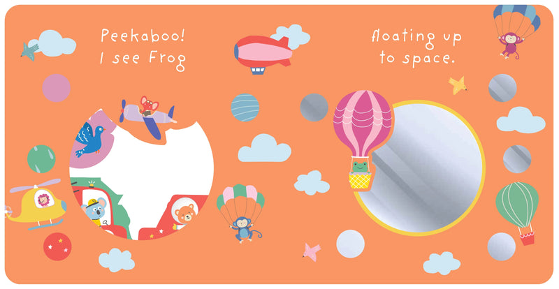 GRADUATING MIRROR BOARD BOOK - Peek-a-Boo! I See You