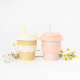 PINK DAISY BABYCHINO KEEP CUP 4 oz